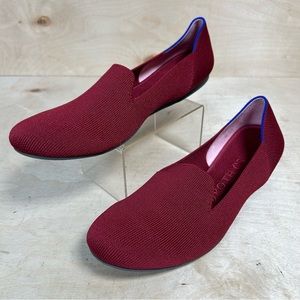 ROTHY’S The Loafer Dark Red Retired Womens Loafer Size 9